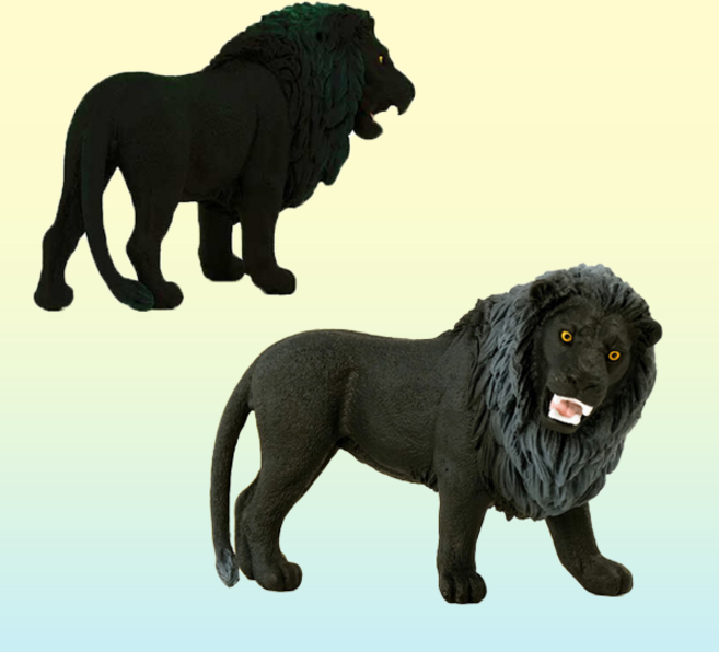 나비타 슐라이히 리미티드에디션 블랙 라이언 SL72176 사자 피규어 장난감, 1개