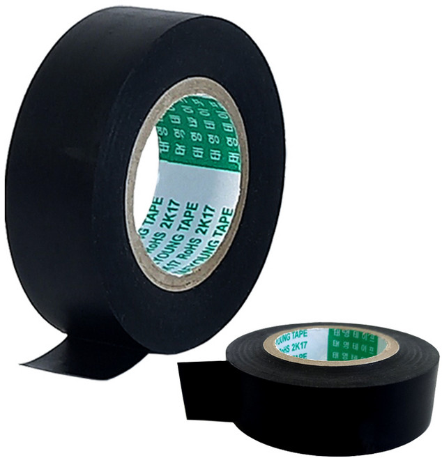 하네스 전기 절연 테이프 19mm x 20M 전기 배선 정리, 1개