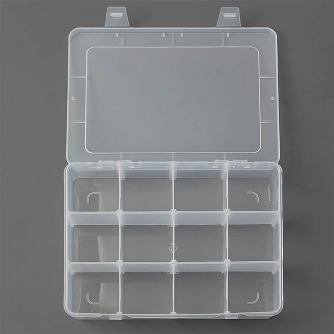 류디자인 칸칸수납 멀티박스 12칸 멀티수납케이스 소품정리함 데스크소품정리함