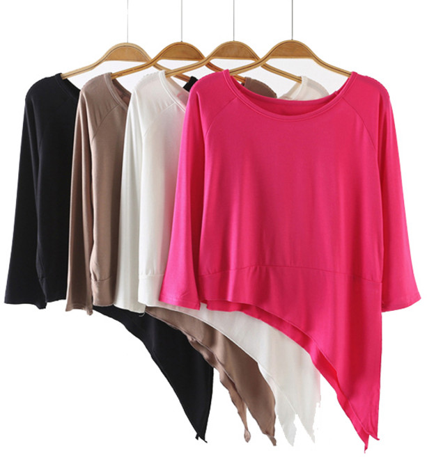 무용 라인댄스복 상의 옆끈티셔츠