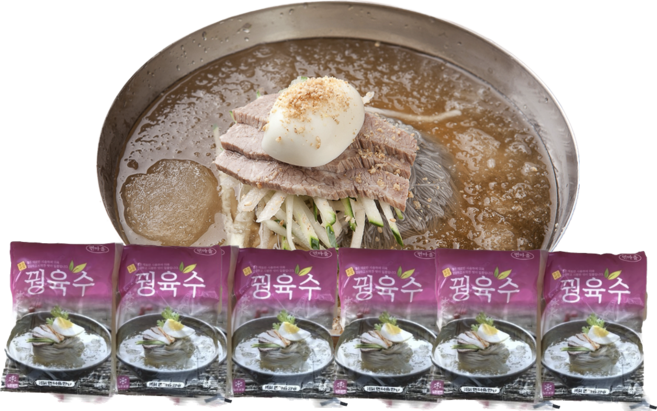 [면마을] 냉면 꿩육수 (350g), 10개, 350g