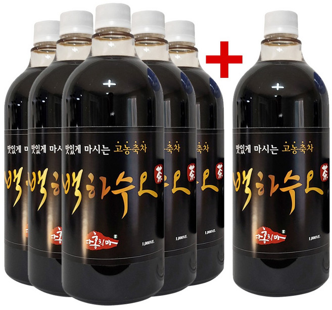 홍치마 대용량 백하수오차 진한 고농축 백하수오 원액 액상 1000ml 다홍치마, 1L