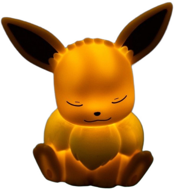 寶可夢 睡覺系列 小夜燈 皮卡丘 卡比獸 百變怪 伊布 Pokemon 公仔造型 柔和燈光