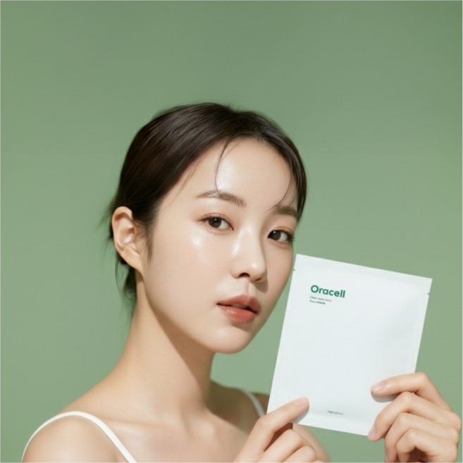 오라셀 오라시카 제주용암해수 하이드로겔 마스크팩 진정 수분팩, 1개, 5개입