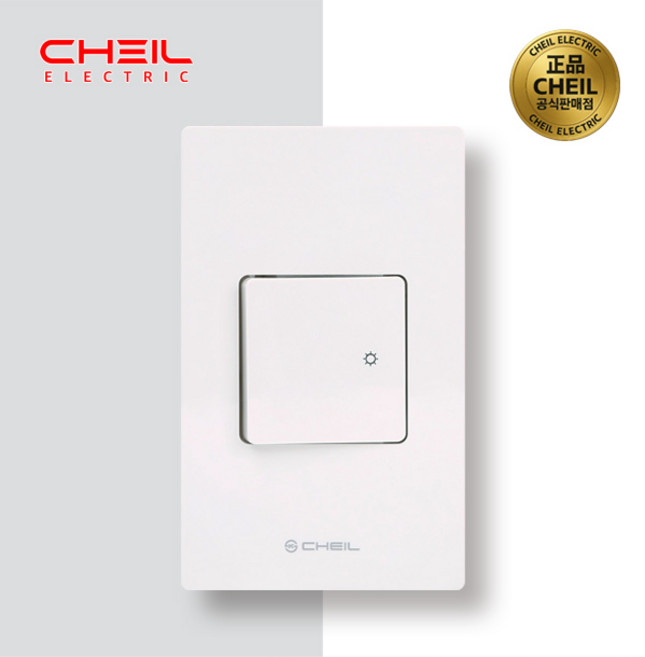 제일전기 1구 스위치 화이트 디노콘센트