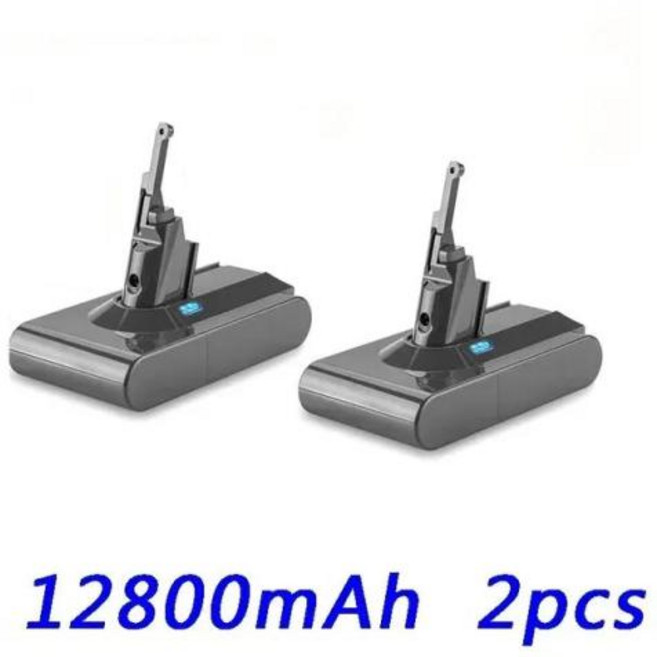 배터리 도구 전원 배터리 V8 시리즈 V8 플러피 리튬 이온 SV10 진공 청소기 충전식 배터리 L70 12800mAh 21.6V, [02] 12800mAh2pcs, 02 12800mAh2pcs, 2) 12800mAh2pcs