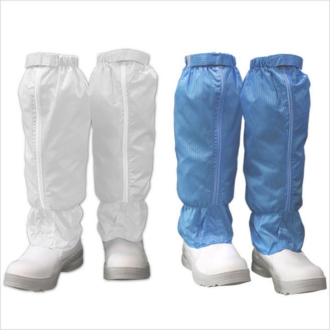 제전안전부츠 방진화 제전화 크린화 제전부츠 방진부츠, 화이트, 1개