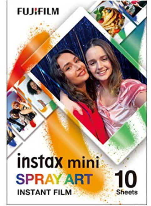 FUJIFILM 富士 instax mini 拍立得底片, 1個, mini 噴畫底片20張