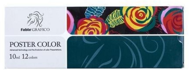 동아)포스터칼라, 12개, 10ml
