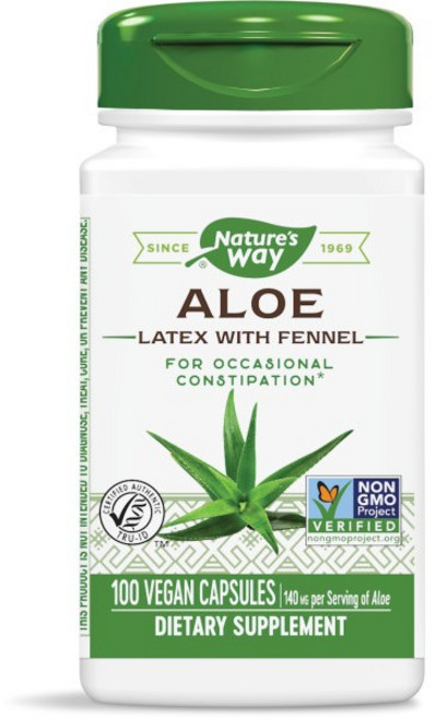 네이쳐스웨이 알로에 라텍스 펜넬 140mg 베지테리안 캡슐, 100정, 1개