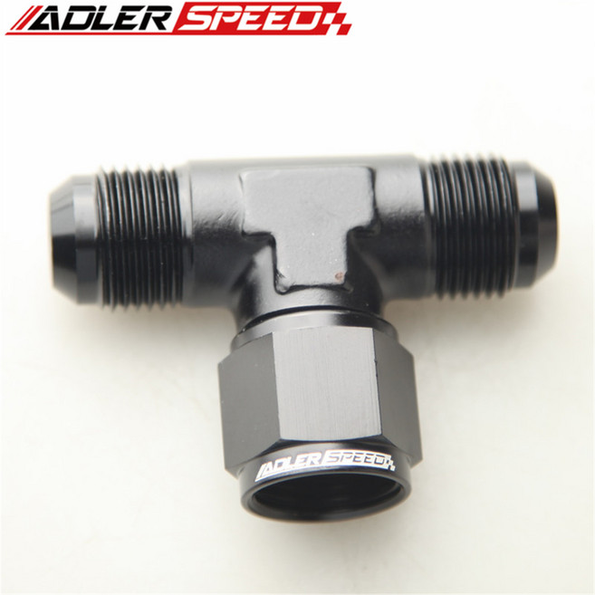 T-피스 피팅 어댑터 알루미늄 블랙 AN4 암, AN12