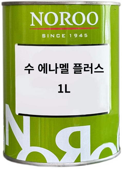 노루페인트 수 에나멜 플러스 유광 철재 목재 다용도 유성페인트, 회색, 1L, 1개