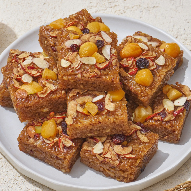 총각쓰떡 개별 낱개 포장 영양 약밥 약식 떡, 10개, 100g