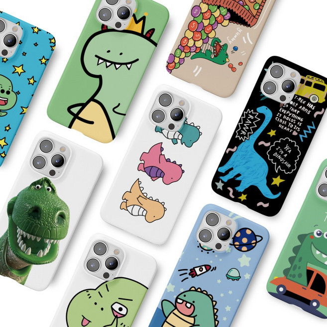 전기종 공룡 다이노 하드 케이스 아이폰7 SE2 SE3 아이폰11 아이폰12 아이폰13 아이폰14 아이폰15