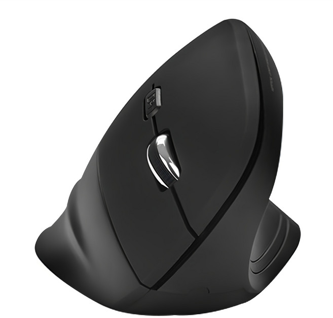 코시 버티컬 컴피 무선 마우스, M3163WL, 블랙