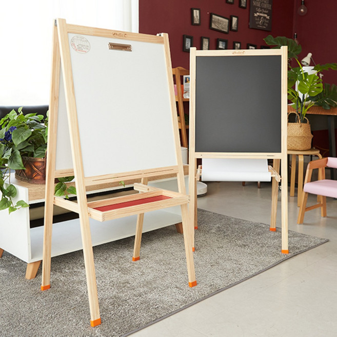 디홀릭 토리 카페 알림판 이젤 화이트 보드 양면 칠판