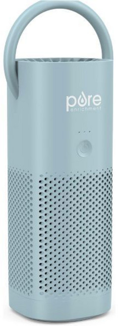 Pure Enrichment PureZone 미니 휴대용 공기청정기 무선 진정한 HEPA 필터 차량 학교 사무실 등 주변 공기를 정화하고 먼지 냄새 알레르기 유발 물질을 99., Starlight Blue, 스타라이트 블루