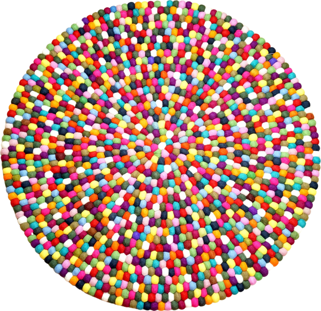 네팔 러그 양모 러그 울 러그 원형 소형 거실 러그 매트 핸드메이드 woolnest