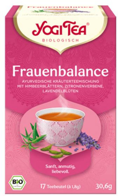 독일 요기티 우먼 밸런스 허브차 티백 YOGI TEA, 4개, 17개입