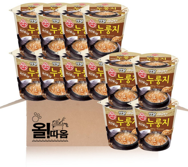 오뚜기 옛날 구수한 누룽지, 30g, 12개