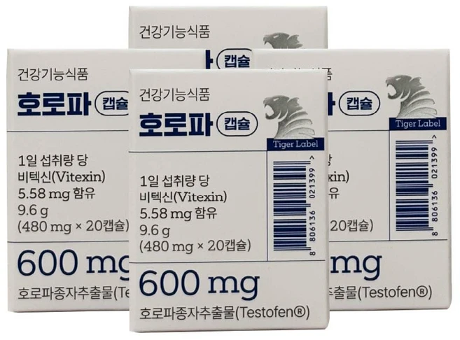 호로파 캡슐 남성 호르몬 갱년기 영양제, 4개, 20정 - 쿠팡