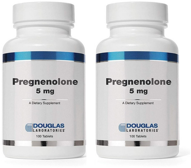 Douglas Laboratories Pregnenolone 더글라스 랩 프레그네놀론 5mg 100정 2팩, 2개