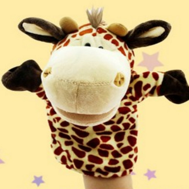 [5시 당일출고] FOOI 구연동화 말하는 동물 손인형 20종 동물장갑 연극, 03.옐로우기린, 1개, 24cm