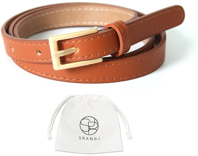 에스랑제이 여성 슬림 정장 청바지 원피스 벨트+더스트백