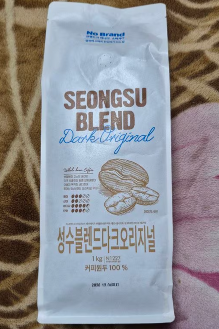 노브랜드 성수블렌드 다크오리지널 1kg, 3개, 홀빈(분쇄안함)
