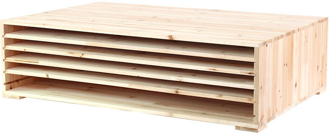 A1용지 서류정리 원목보관함, 단품