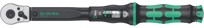 Wera 20-100Nm 클릭 방식 정밀 토크렌치 075621, 1개