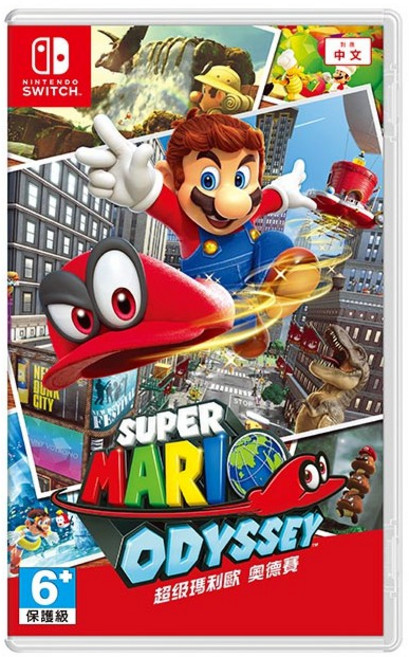 Nintendo Switch 超級瑪利歐 奧德賽 中文版 6+, 日文封面 中文版, 瑪利歐
