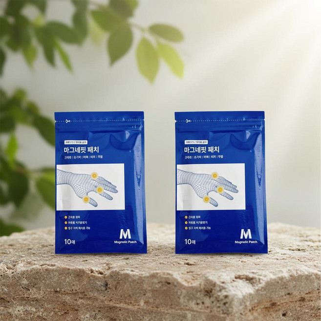 류마픽스 마그네핏 패치 근육 관절 손가락 패치, 2개, 10개입