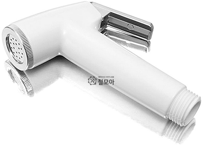 화장실 스프레이건 백색 욕실스프레이건 화장실 청소건 변기샤워기 베란다 샤워헤드 고압 수압 스프레이 변기건 워터건 물 분사, 1개