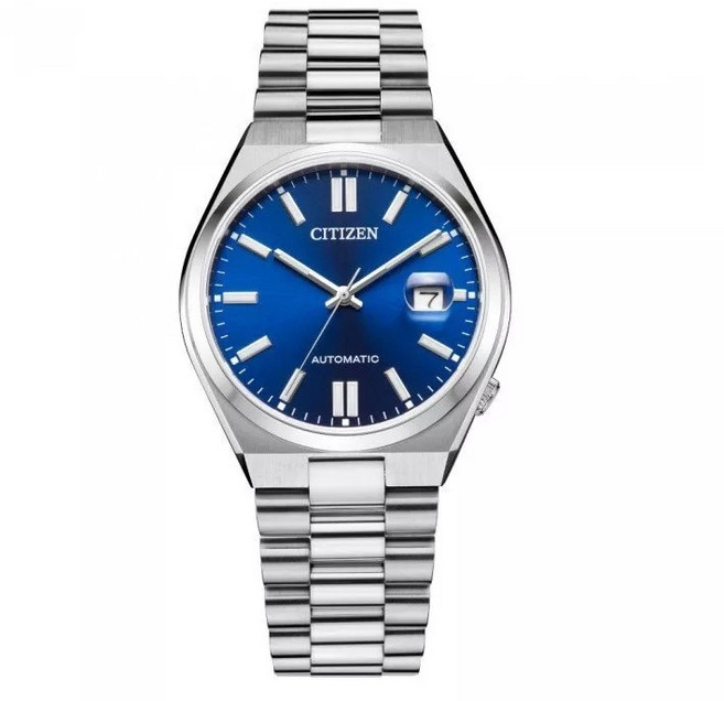 [Citizen] 시티즌 츠요사 오토매틱 남성용 스테인리스 스틸 블루 다이얼 시계 NJ0150-81L