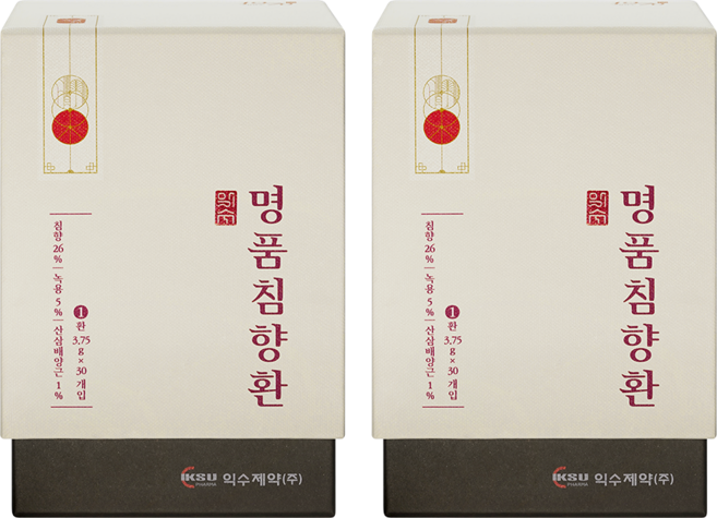 익수제약 명품침향환 고함량 침향, 2개, 112.5g