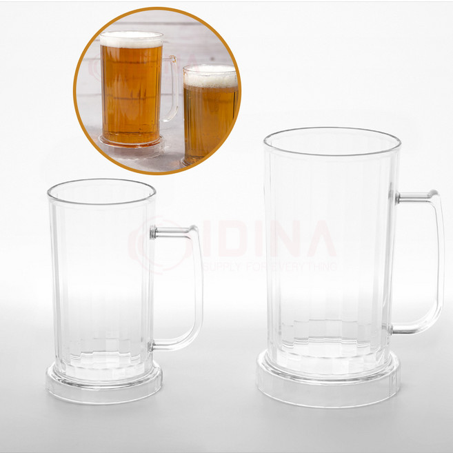 새나로 국산 플라스틱 맥주잔 500cc 1000cc 식당, 500cc (CG64541)