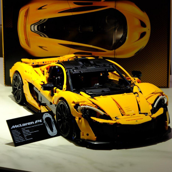 중국 테크닉 호환블럭 맥라렌 P1 42172 슈퍼카 LED 파워펑션, 1개, 맥라렌 3893피스