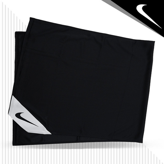 나이키 쿨링 스몰 타올 AC4104010 블랙_쿠, 1개, 블랙