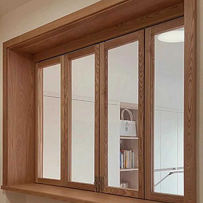 미닫이창문 접이식업소용창호 강화유리알루미늄창문 원목창호 맞춤제작카페창호, 1개