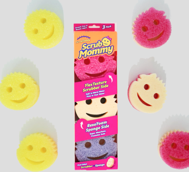 스크럽대디 마미 수세미 랜덤발송, 3개입, 2개