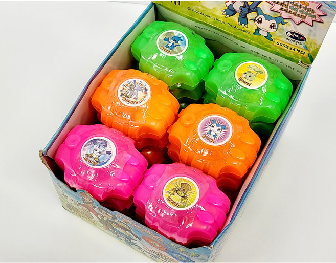 [고전문구] 디지몬 디지바이스 지우개 고전 디지몬어드벤처, 핑크