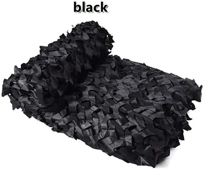 밀리터리 위장망 사냥용 정원망 파빌리온 차량용 텐트, black, 5. black