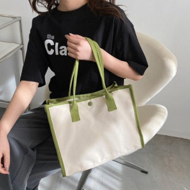 아르바니 새넌스타이프 캔버스 에코백 2color 크로스백 토트백 스웨이드 쇼퍼백 무지 심플