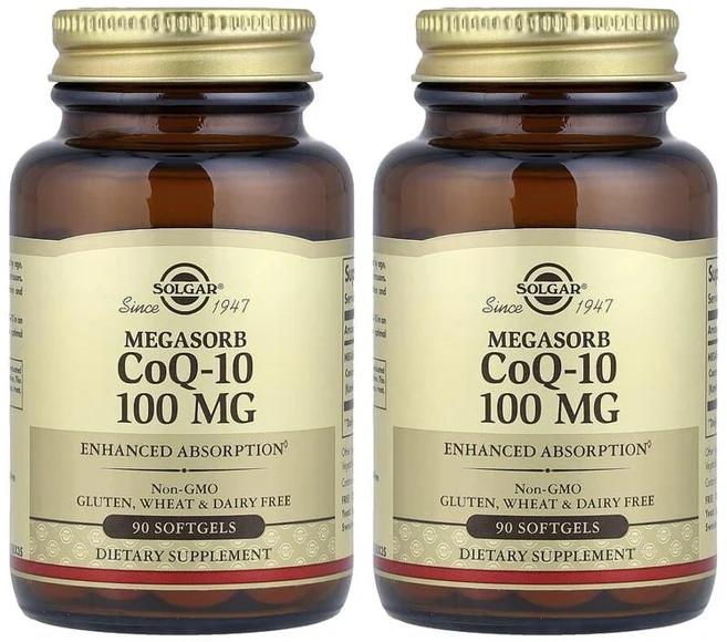 솔가 메가소브 코큐텐 100mg 90정 2개 - 쿠팡