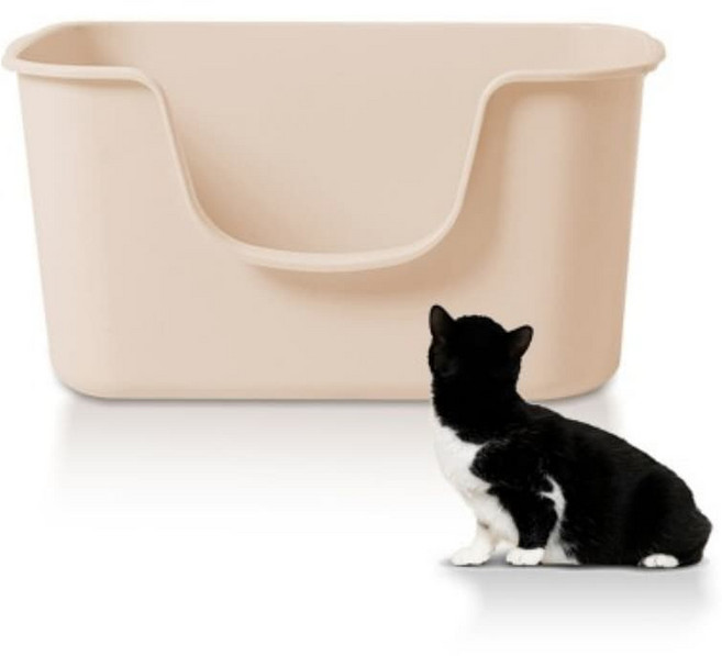 어니스트 초대형 고양이 화장실(베이지), 베이지, 1개