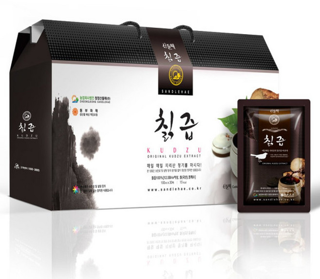 산들해 지리산 칡즙 생칡즙 2배원액 100ml 30팩, 1박스, 3L