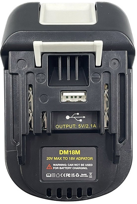 18V 도구용 DM18M 배터리 어댑터 20V 및 M18 배터리- 배터리로 변환, 01 DM18M Adapter, 1개