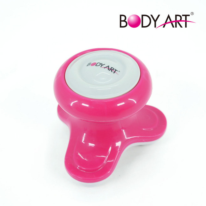 바디아트 세발 진동 마사지, 핑크, 1개