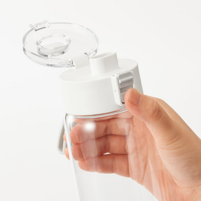 투명 클리어 텀블러 물병 머그 보틀 550ml, 1개, 1ml